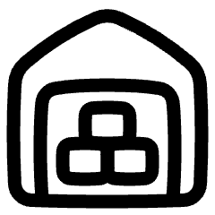 Warehouse 1 Icon from Plump Line Set