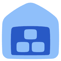Warehouse 1 Icon from Plump Flat Set