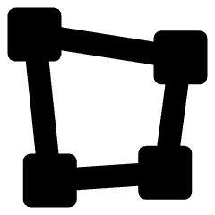 Perspective Wrap Transform Distort Icon from Core Solid Set