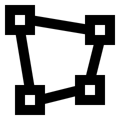 Perspective Warp Transform Distort Icon from Sharp Line Set