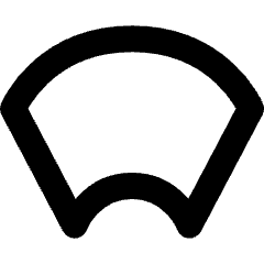 Warp Arc Icon from Micro Line Set