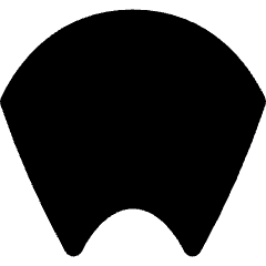 Warp Arc Icon from Flex Solid Set