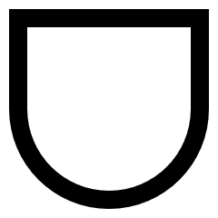 Warp Arc Lower Icon from Sharp Line Set