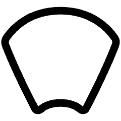 Warp Arc Icon from Plump Line Set