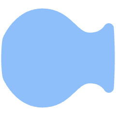 Warp Fish Icon from Plump Flat Set