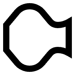 Warp Fish Icon from Sharp Line Set