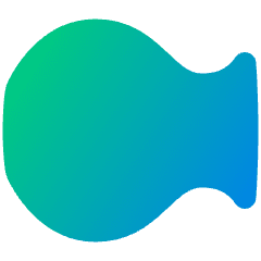 Warp Fish Icon from Plump Gradient Set