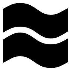 Warp Flag Icon from Sharp Solid Set