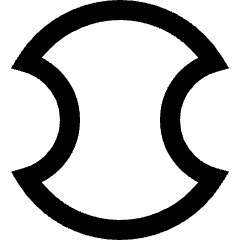 Warp Squeeze Icon from Sharp Line Set
