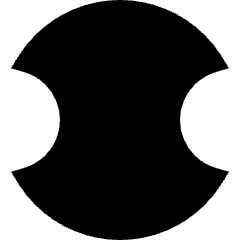 Warp Squeeze Icon from Sharp Solid Set