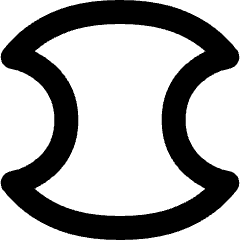 Warp Squeeze Icon from Micro Line Set