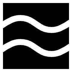 Warp Wave Icon from Sharp Solid Set