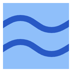 Warp Wave Icon from Sharp Flat Set