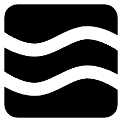 Warp Wave Icon from Core Solid Set