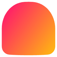 Wrap Arc Upper Icon from Plump Gradient Set
