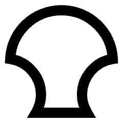 Warp Shell Upper Icon from Sharp Line Set