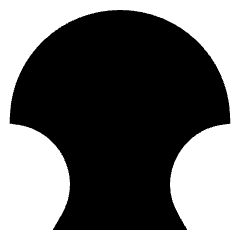 Warp Shell Upper Icon from Sharp Solid Set