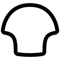 Wrap Shell Upper Icon from Plump Line Set