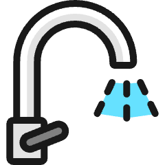 Water Fountain Jet 1 Icon from Ultimate Colors Set