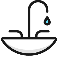 Water Fountain Sink 1 Icon from Ultimate Colors Set