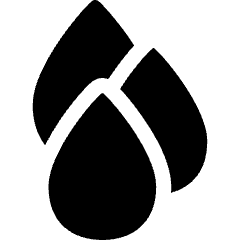 Triple Drops Water Icon from Ultimate Bold Set