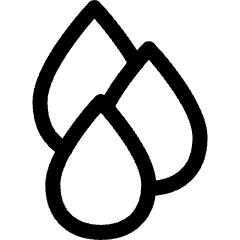 Triple Drops Water Icon from Ultimate Regular Set