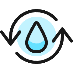 Water Protection Refresh Icon from Ultimate Colors Set
