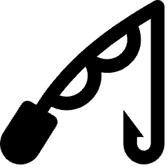 Sport Fishing Rod Icon from Nova Solid Set