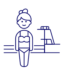 Sports Swimming 1 Illustration from UX Line Set