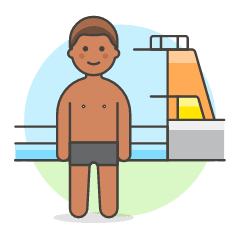 Sports Swimming 5 Illustration from UX Colors Set