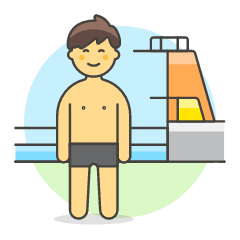 Sports Swimming 6 Illustration from UX Colors Set