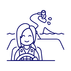 Wakeboarding 4 Illustration from UX Line Set