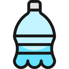 Water Bottle Icon from Ultimate Colors Set