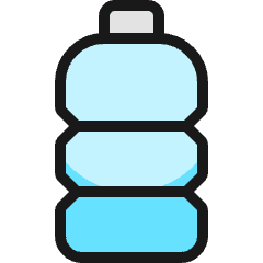 Water Bottle 1 Icon from Ultimate Colors Set