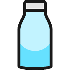 Water Bottle Glass Icon from Ultimate Colors Set
