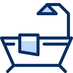 Bath Tub Icon from Cyber Duotone Set