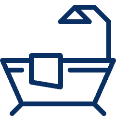Bath Tub Icon from Cyber Line Set
