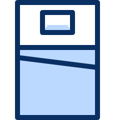 Bed Single Icon from Cyber Duotone Set