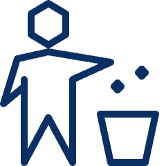 Bin Icon from Cyber Line Set