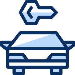 Car Key Icon from Cyber Duotone Set