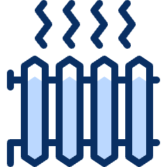 Heater Icon from Cyber Duotone Set