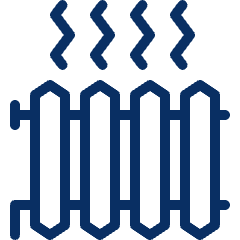 Heater Icon from Cyber Line Set