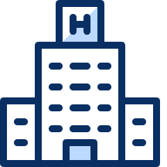 Hotel Building 2 Icon from Cyber Duotone Set