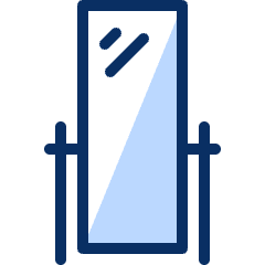 Mirror 1 Icon from Cyber Duotone Set