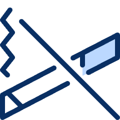 Smoke Free Area Icon from Cyber Duotone Set