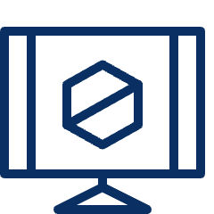 Television NO Signal Icon from Cyber Line Set