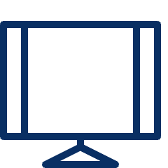 Television Icon from Cyber Line Set