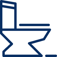 Toilet Icon from Cyber Line Set