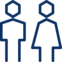 Toilet Sign Icon from Cyber Line Set