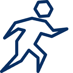 Walking Sign Icon from Cyber Line Set